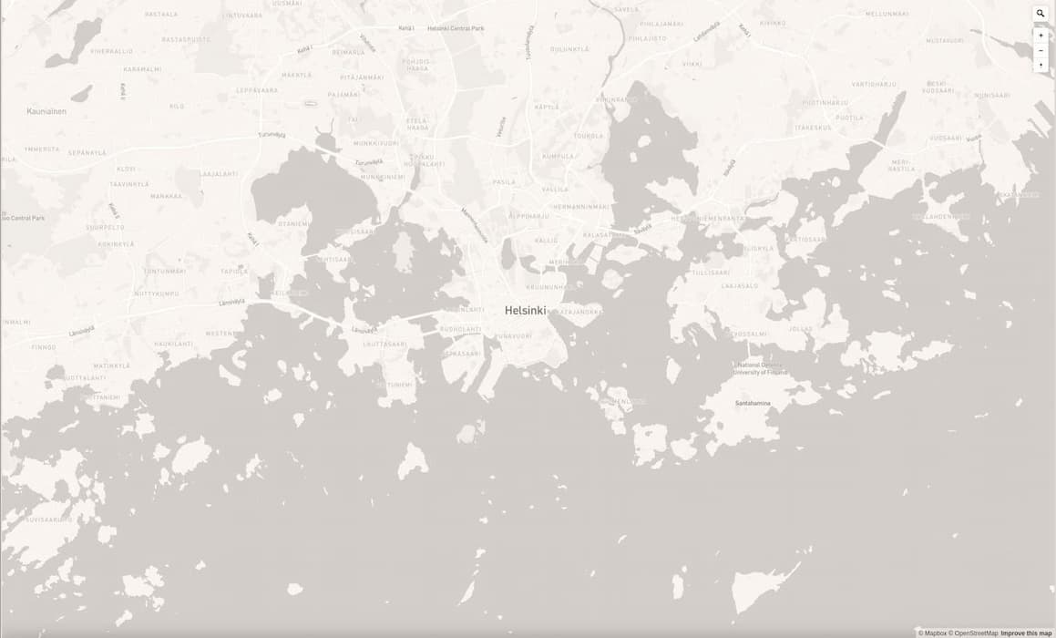 Map of Helsinki
